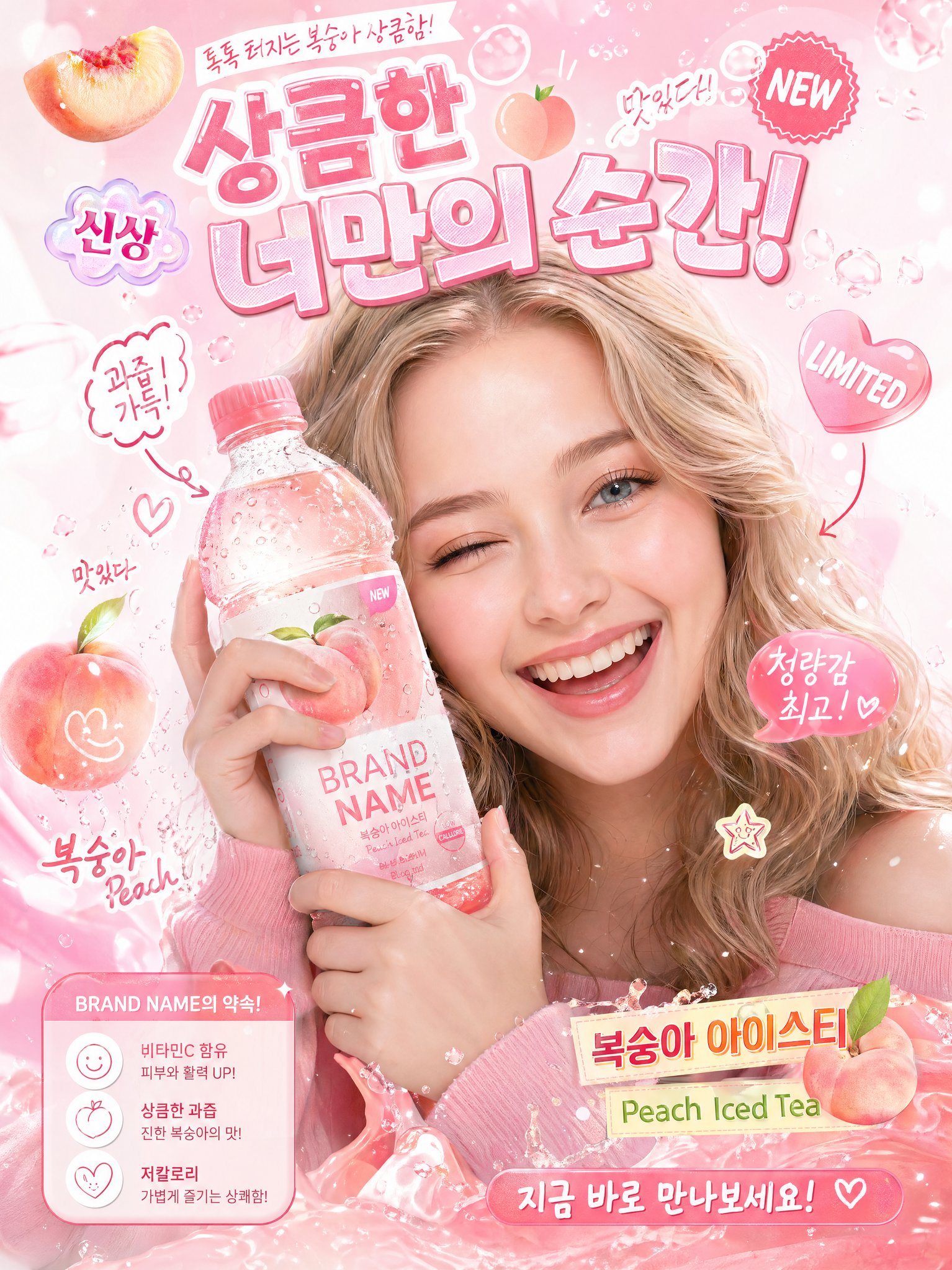 韓国風ドリンクポスター