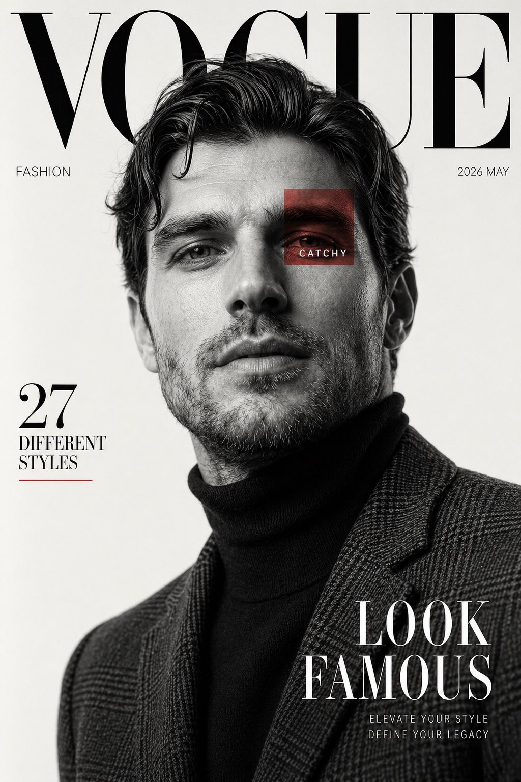 VOGUE モノクロ表紙