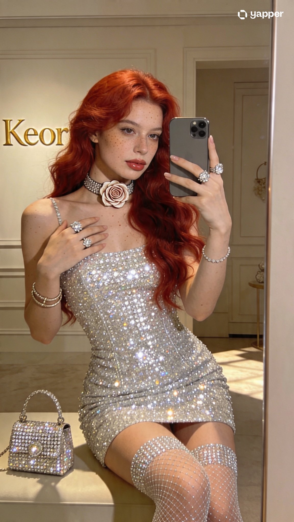 Glamour Mirror Selfie
