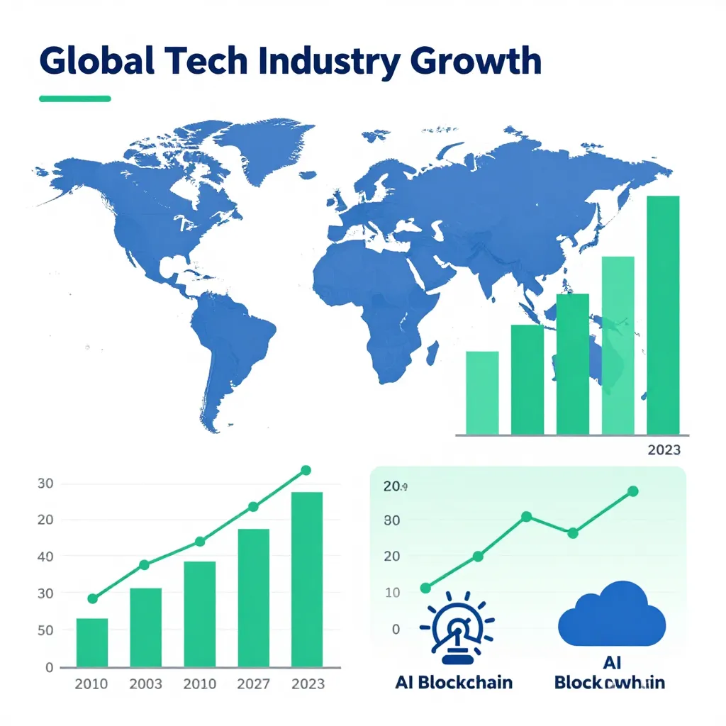 テック成長インフォグラフィック