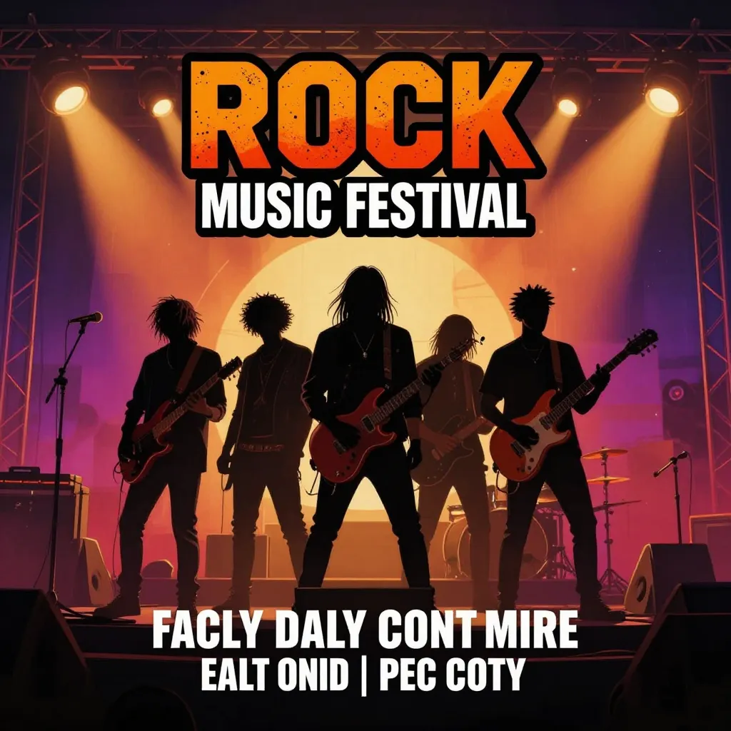 音楽フェスティバルポスター