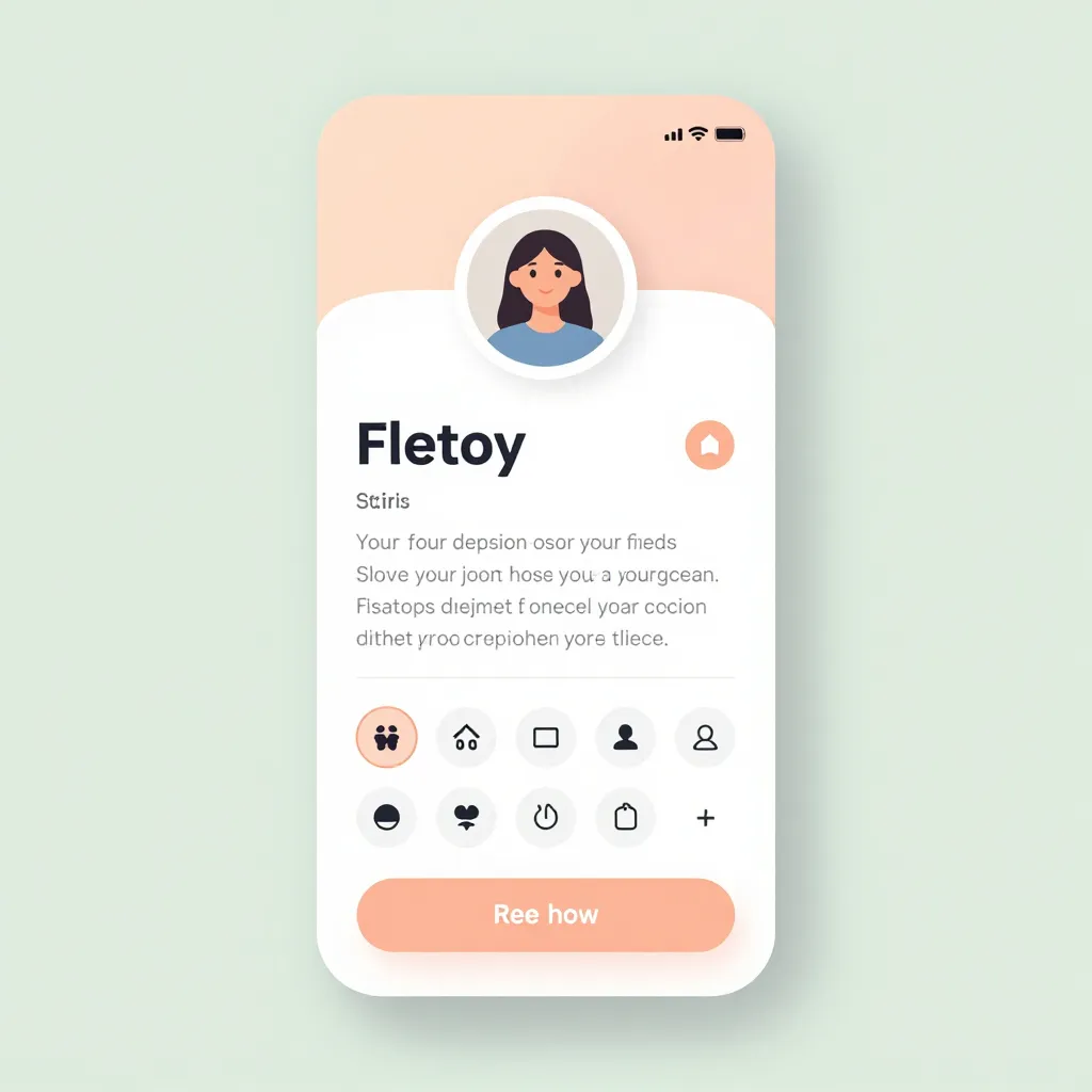 アプリプロフィール画面