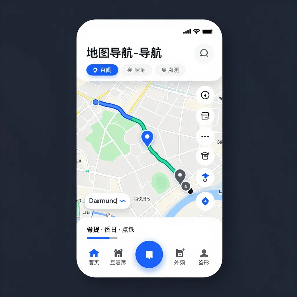 マップナビゲーション画面