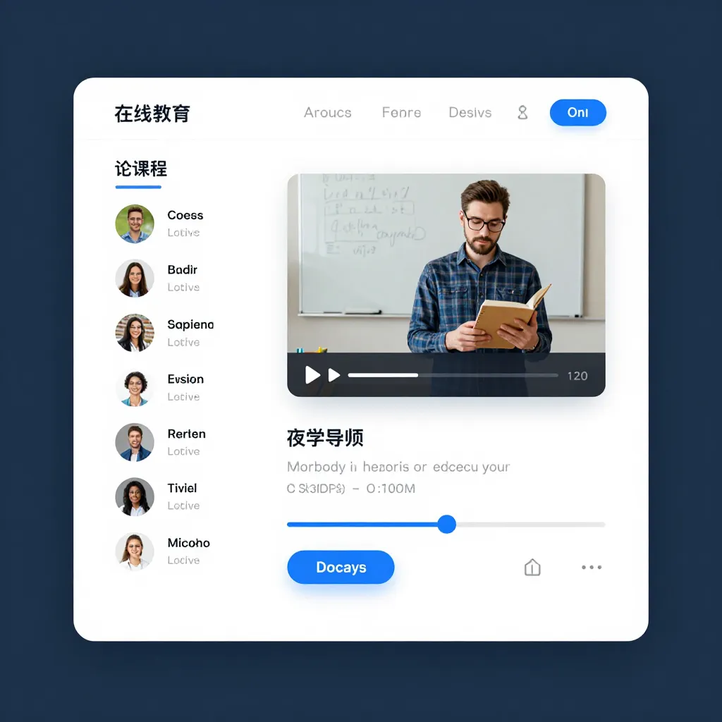 オンライン教育プラットフォーム