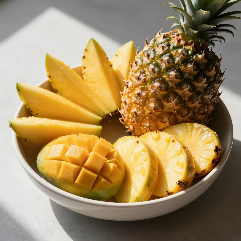 フルーツボウルの静物画