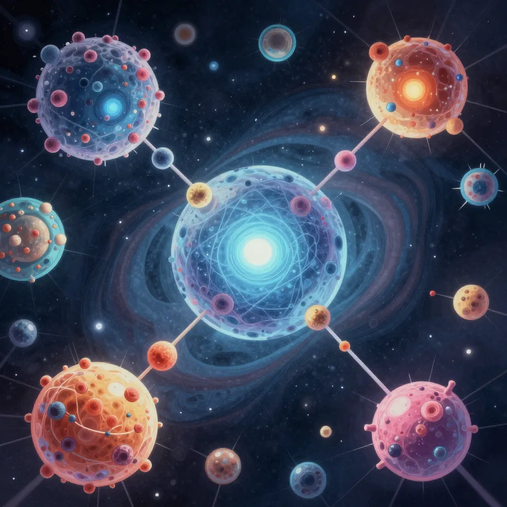 量子世界イラスト