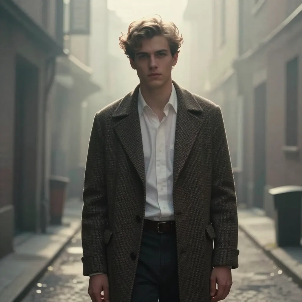 レトロフィルム男性モデル