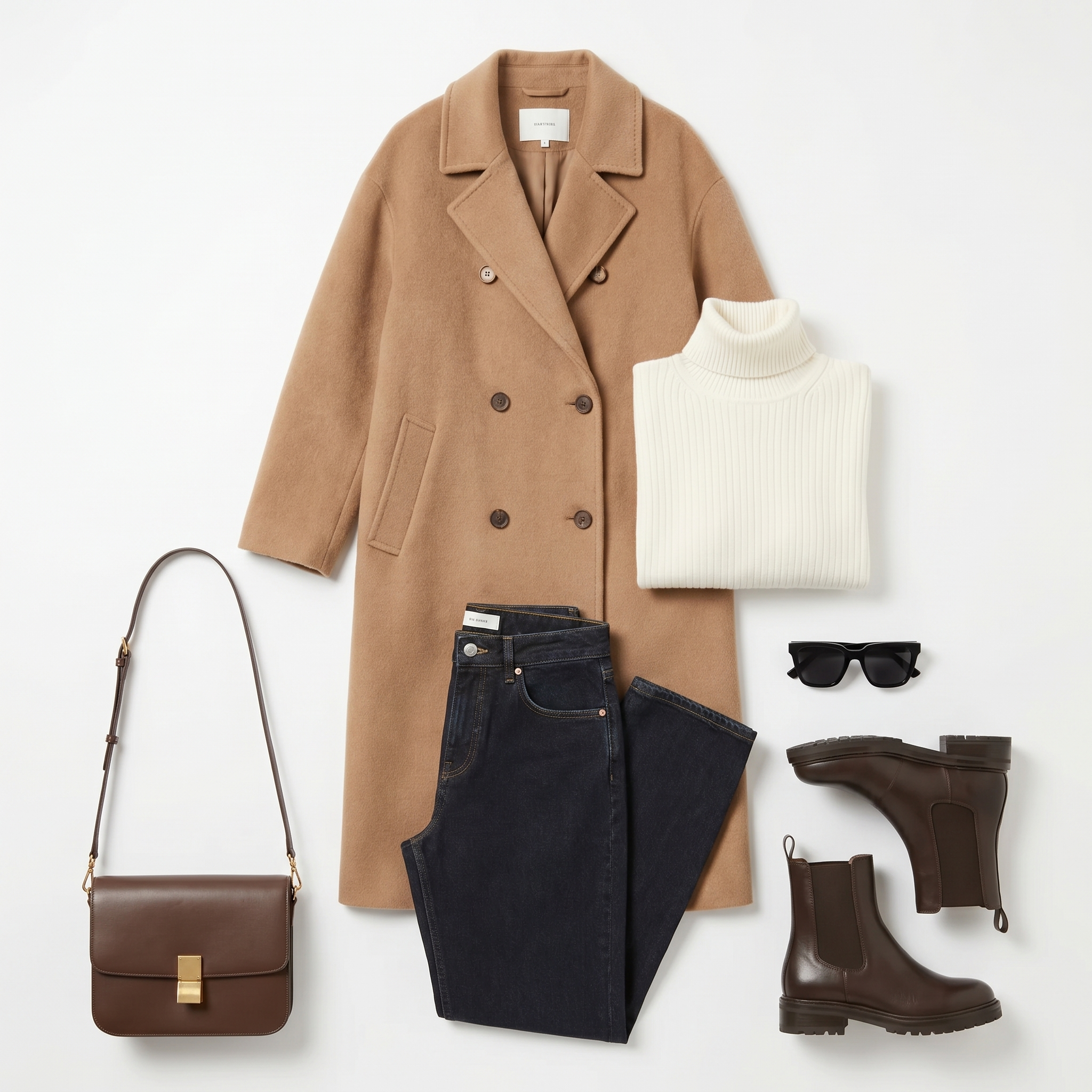 Outfit knolling decomposition