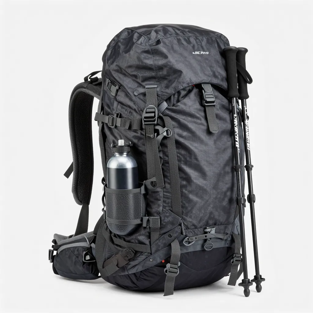 Hiking backpack gear